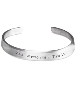 911 Memorial Trail Stamped Bracelet