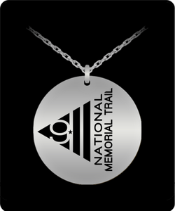 911 Memorial Trail Silver Plated Necklace