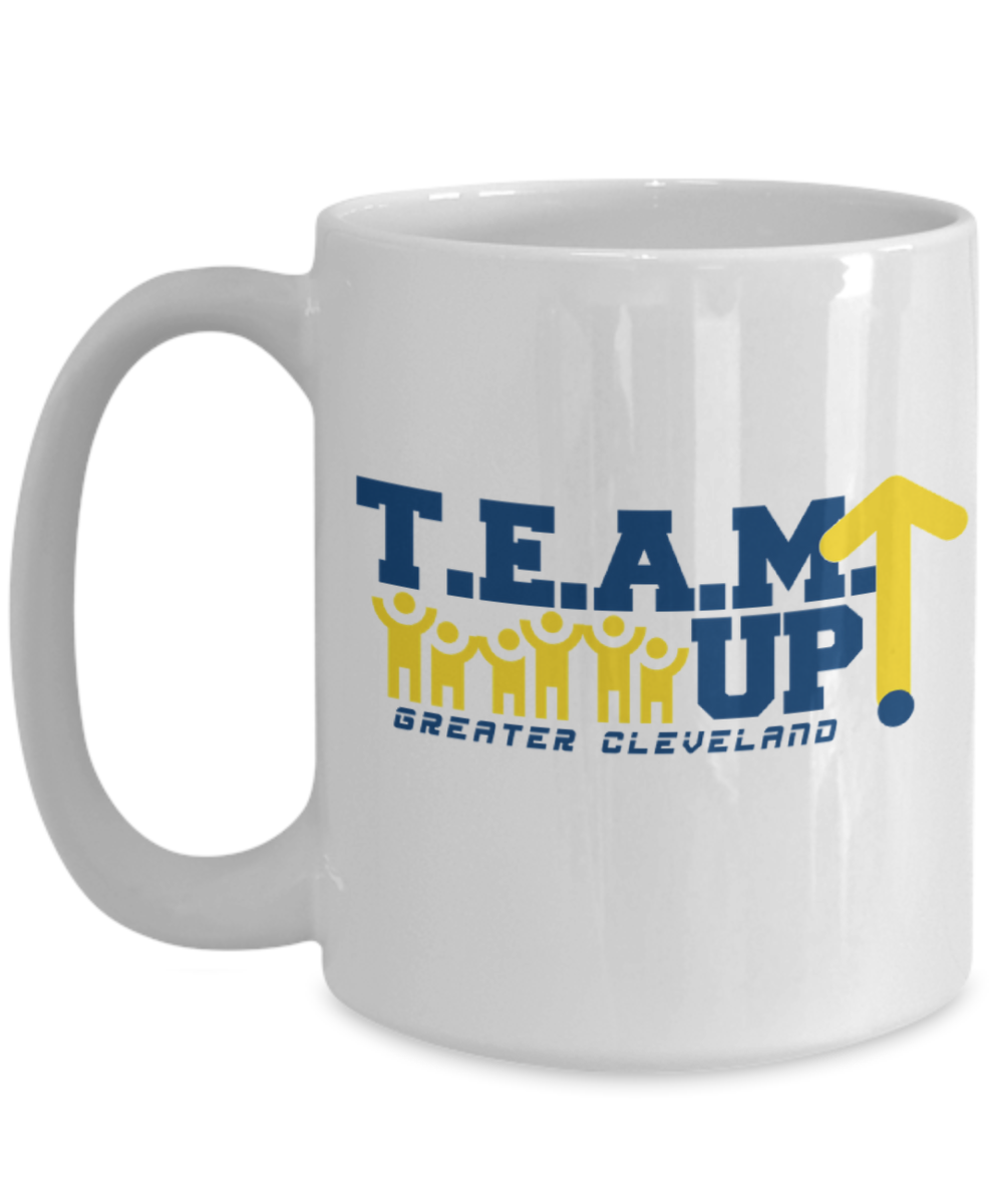Team Up! Greater Cleveland White Mug